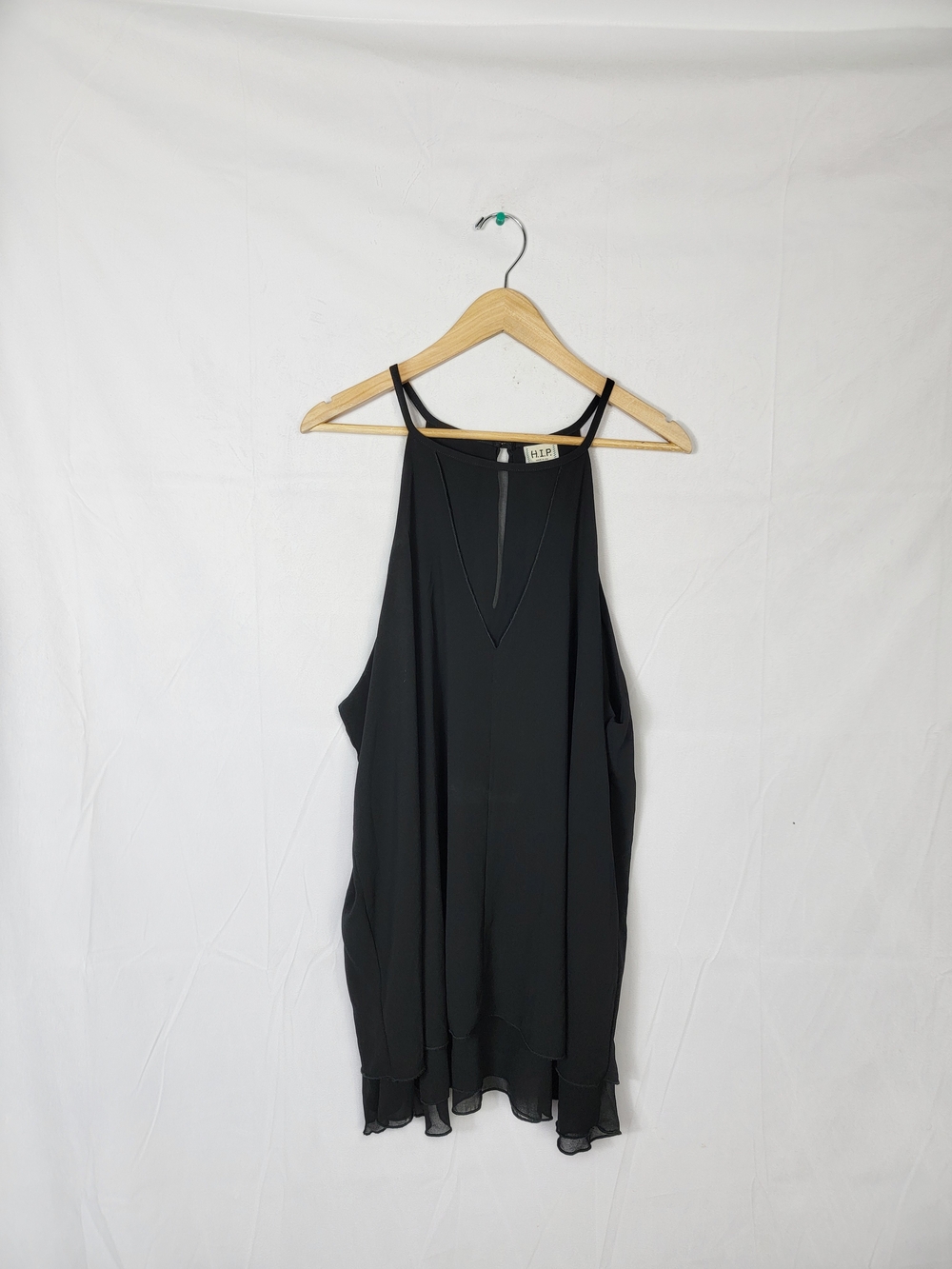 Women's 2X H.I.P. Sleeveless Chiffon Tank Top
